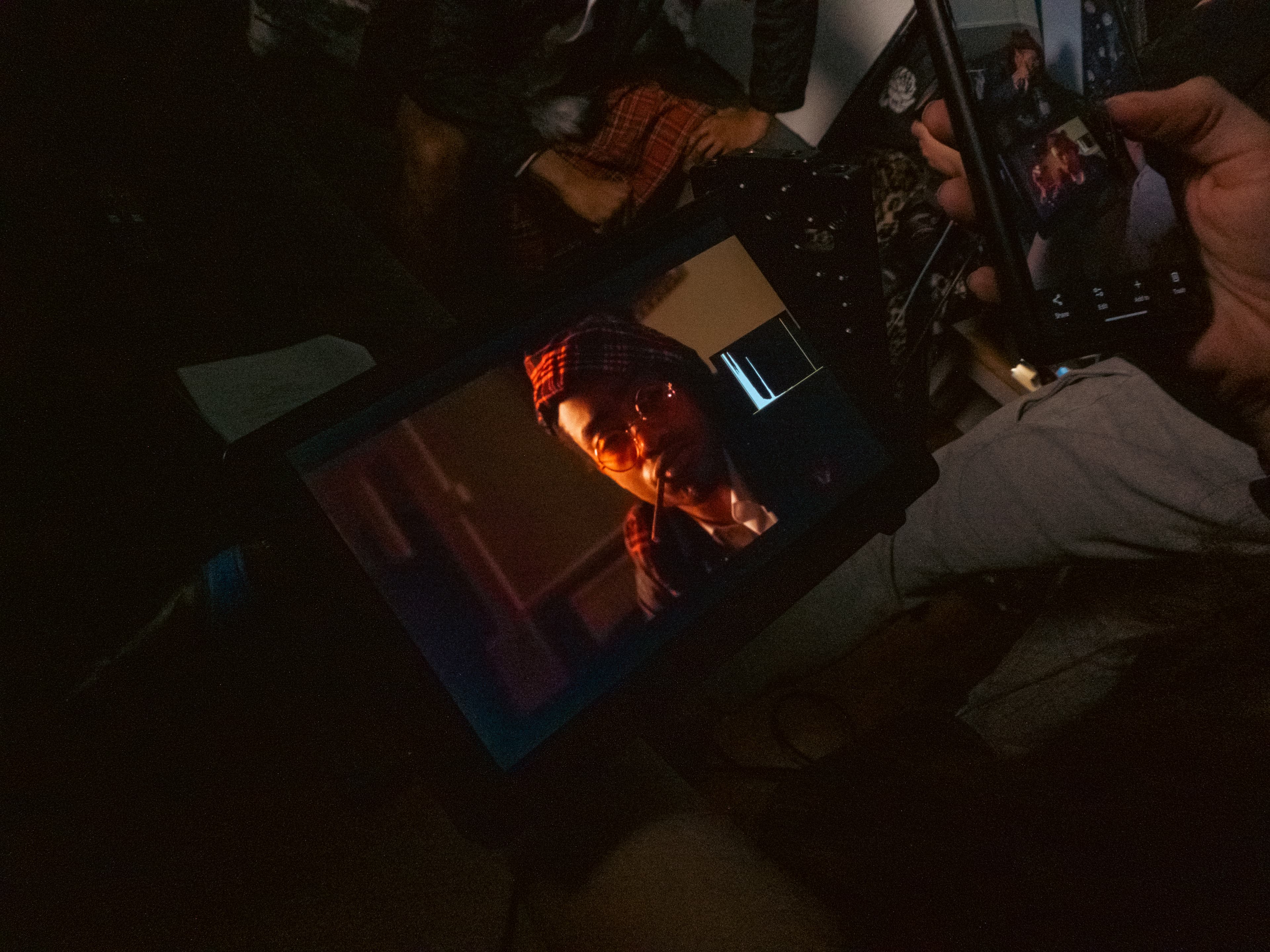Monitor showing charity video content edited by Vault 5 Digital